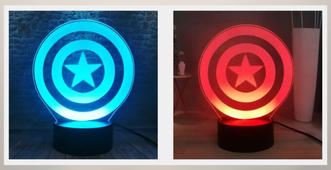 LED Superhero 3D Optical Illusion Night Light Table Lamp – 2023 Review
