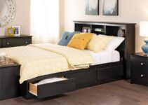 BOWERY HILL Queen Bookcase Platform Storage Bed – 2023 Review