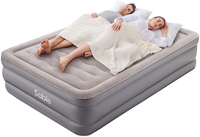 inflatable raised blow up sofa bed air mattress