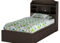 South Shore Summer Breeze Collection Twin Bed with Storage 2024