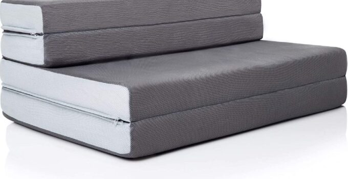 D&D Futon Furniture Gray Trifold Foam Beds – 2022 Buying Guide