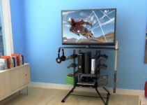 Upgrade Your Streaming Game with the Best Mobile TV Stand – Easy to Move, Easy to Use!