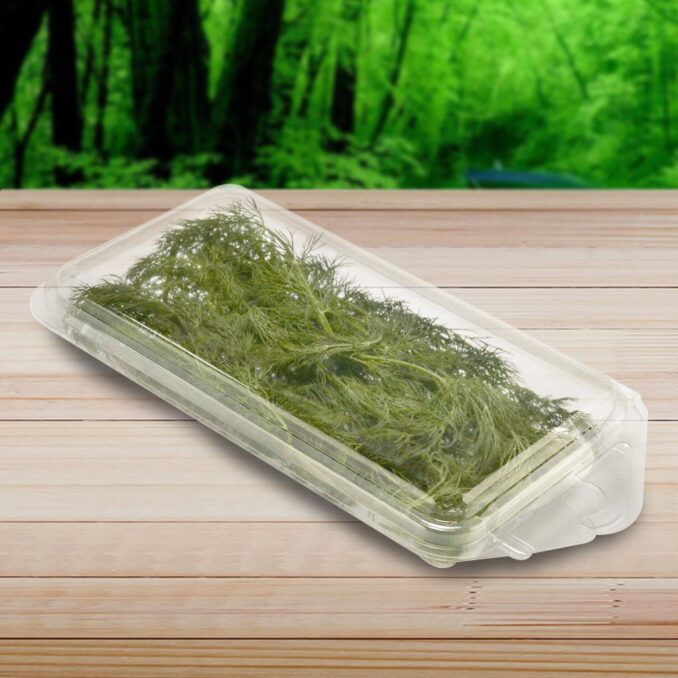 plastic herbs pack
